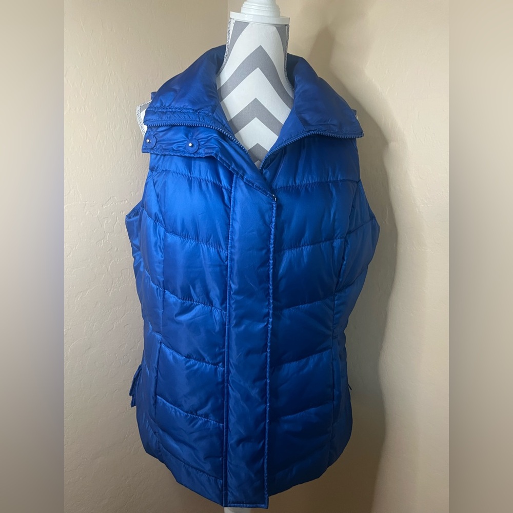 Chico’s Royal Blue Puffer Vest